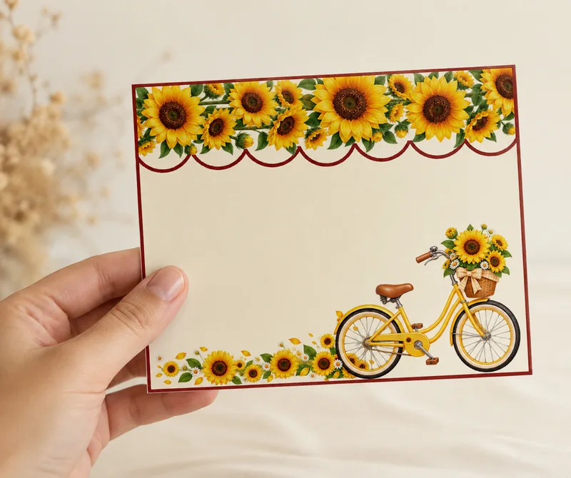 Envelope Girassol