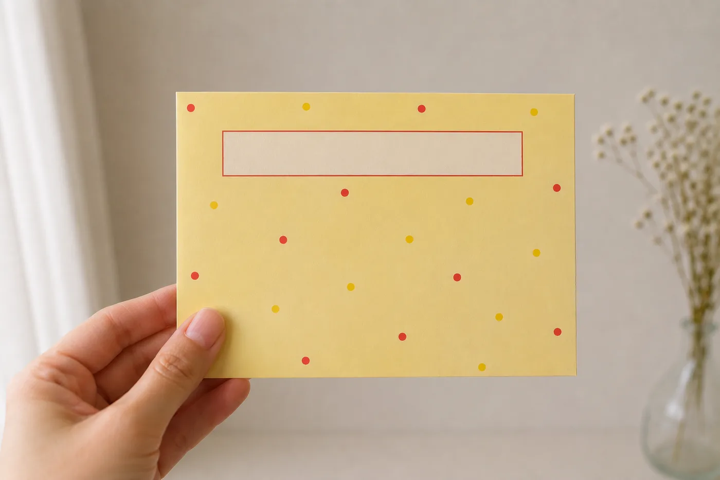 Envelope com Aba de Flores