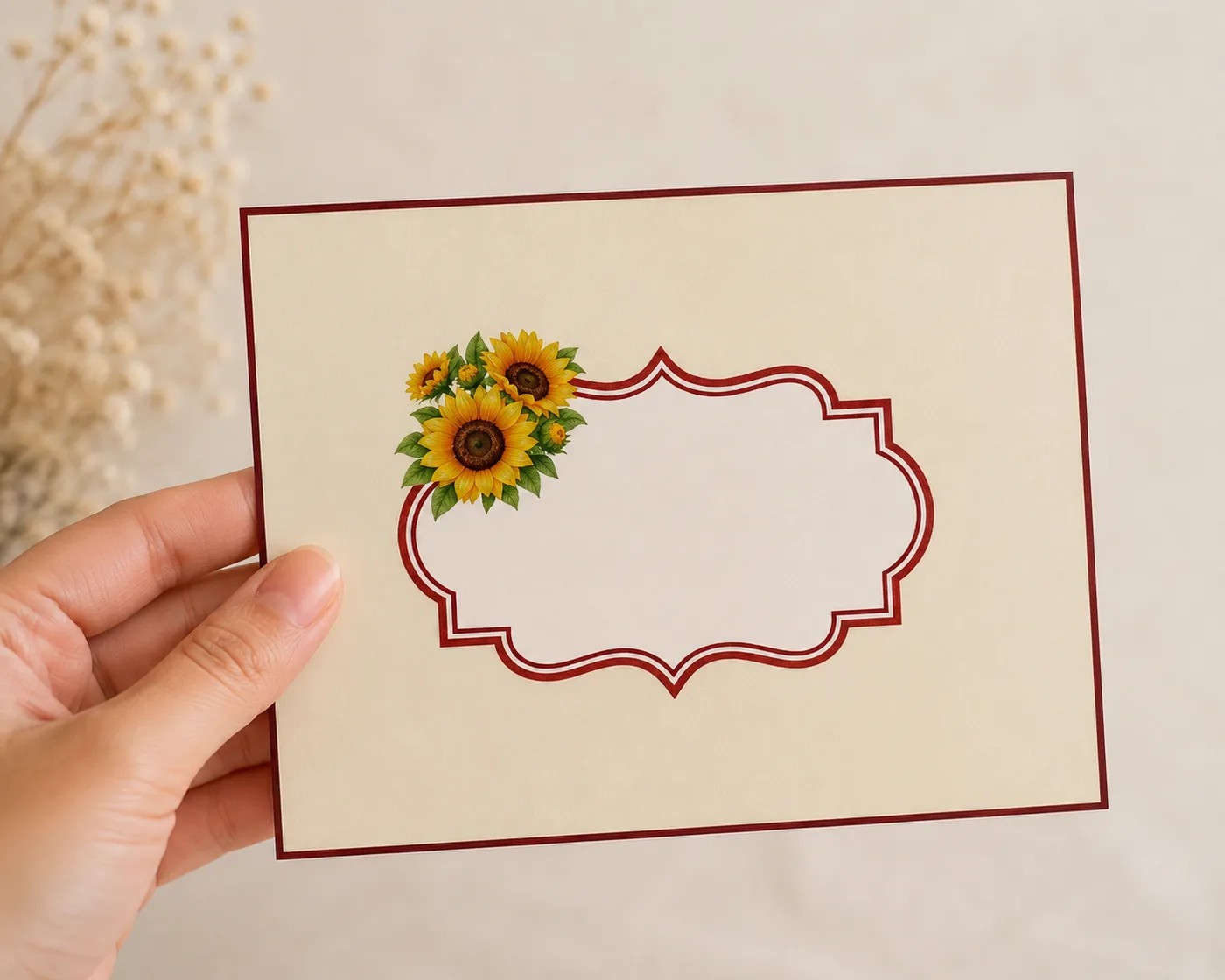 Envelope Girassol