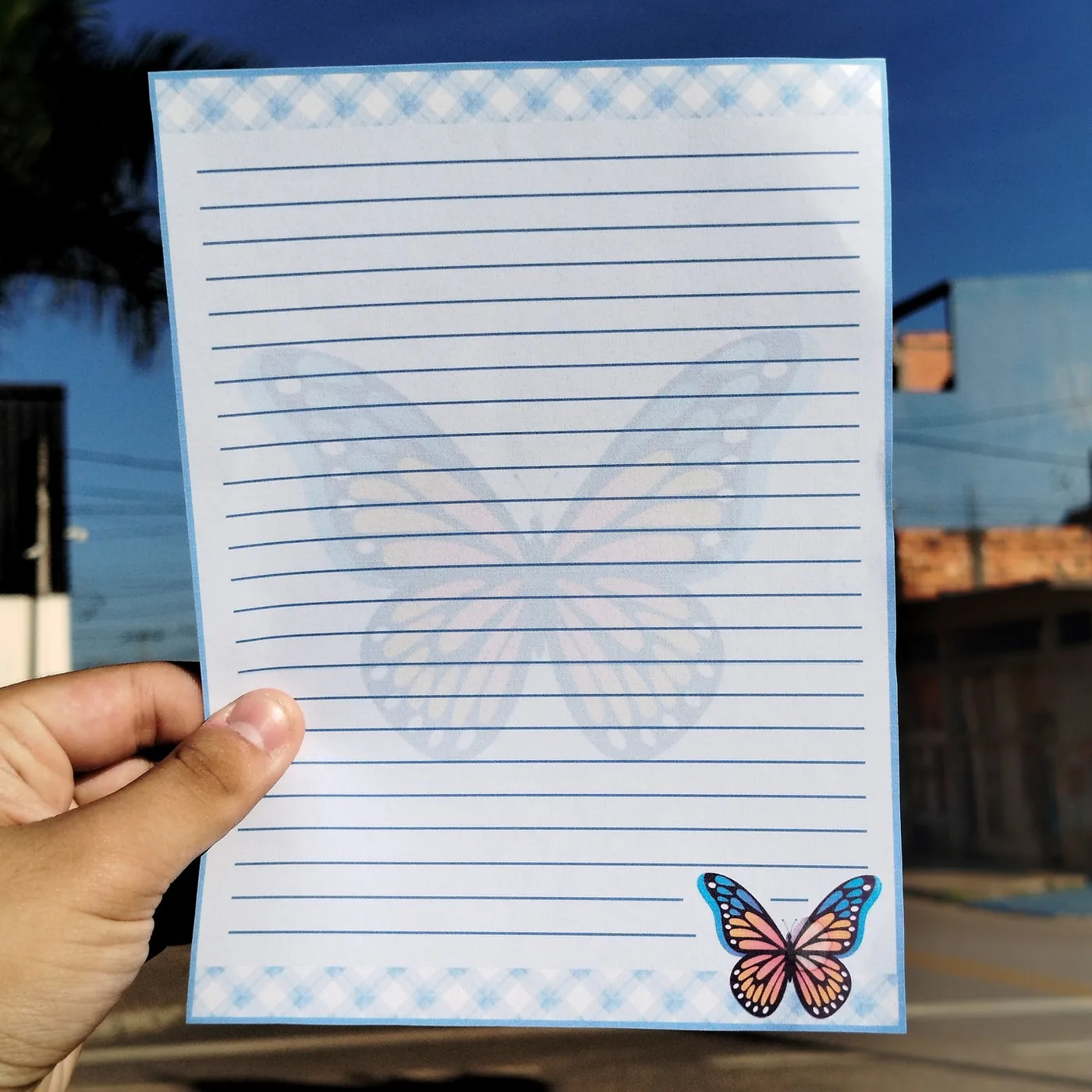 Kit envelope borboleta