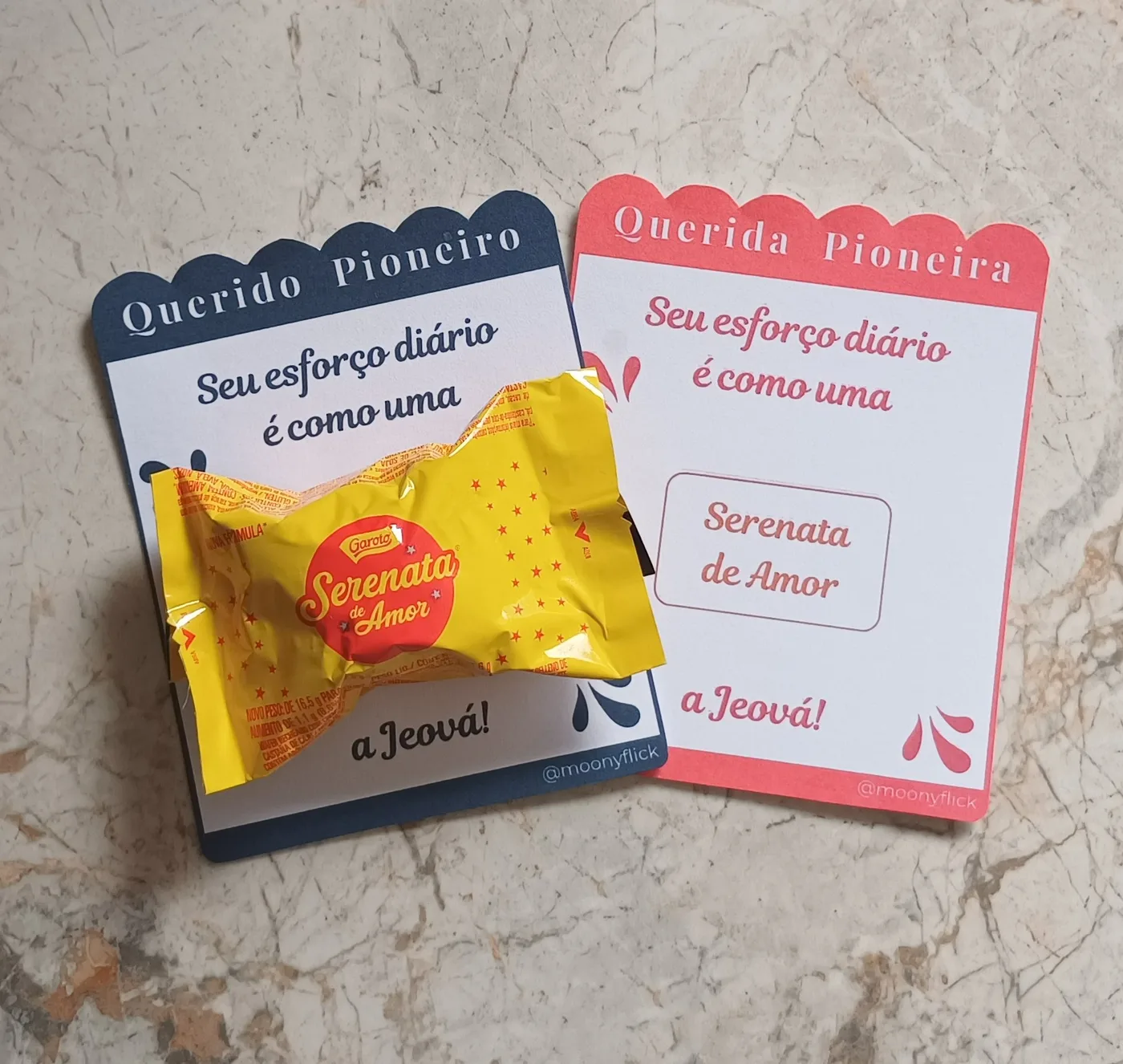 Cartão Pioneiro Serenata de Amor