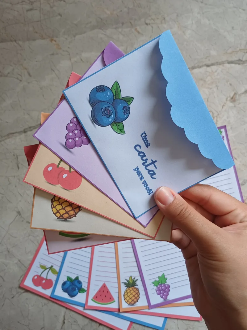 Kit Envelope Frutas