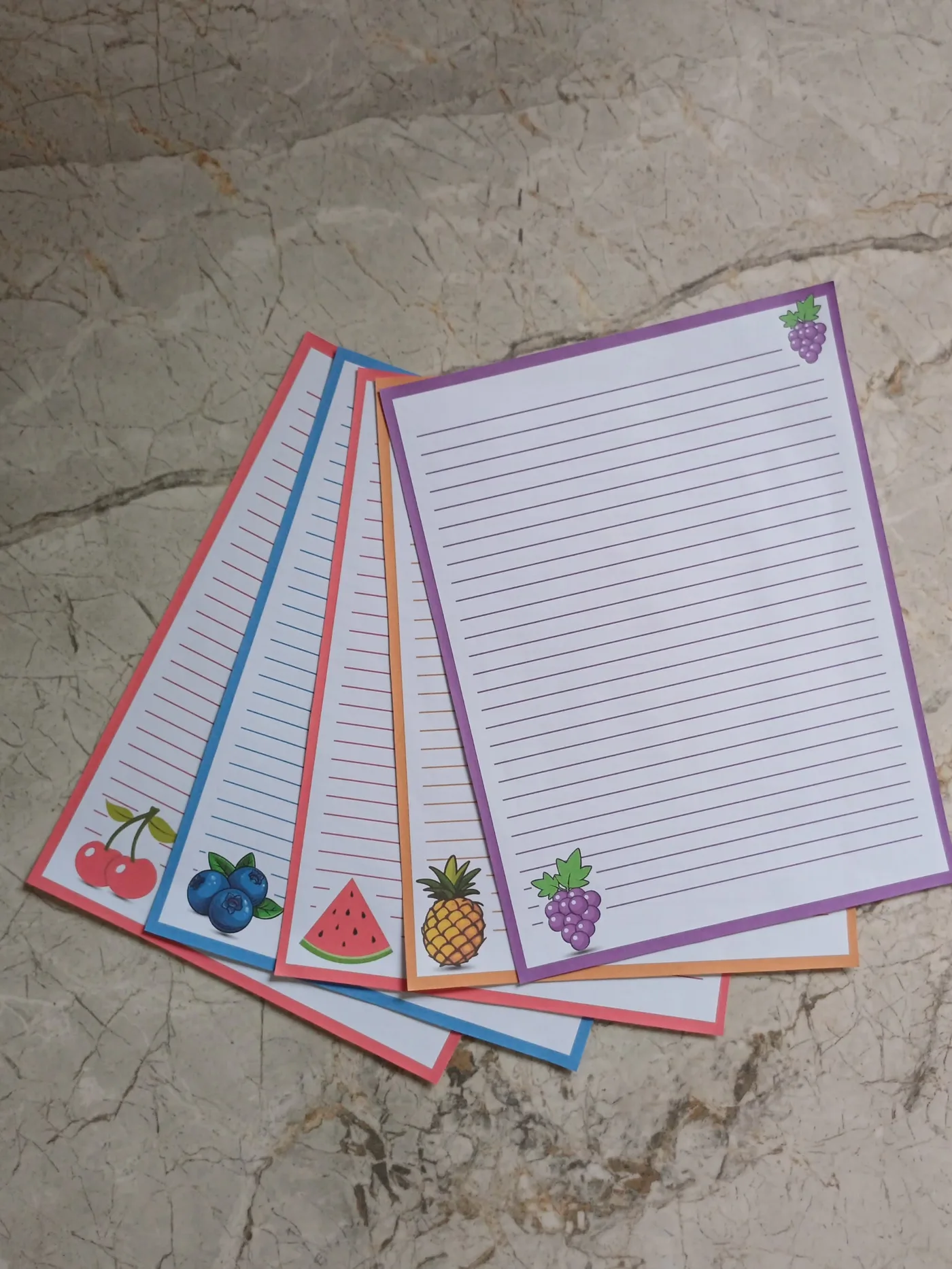 Kit Envelope Frutas