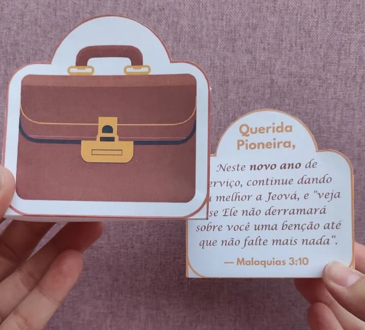 Porta-bombom Lembrancinha Pioneiros - Grátis