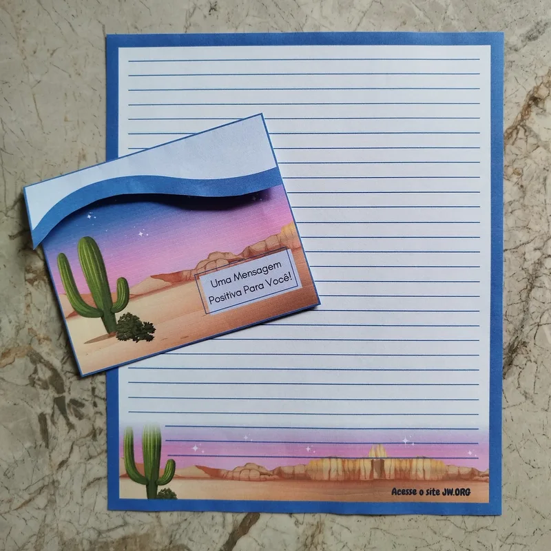 Envelope Paisagem - arquivo gratuito