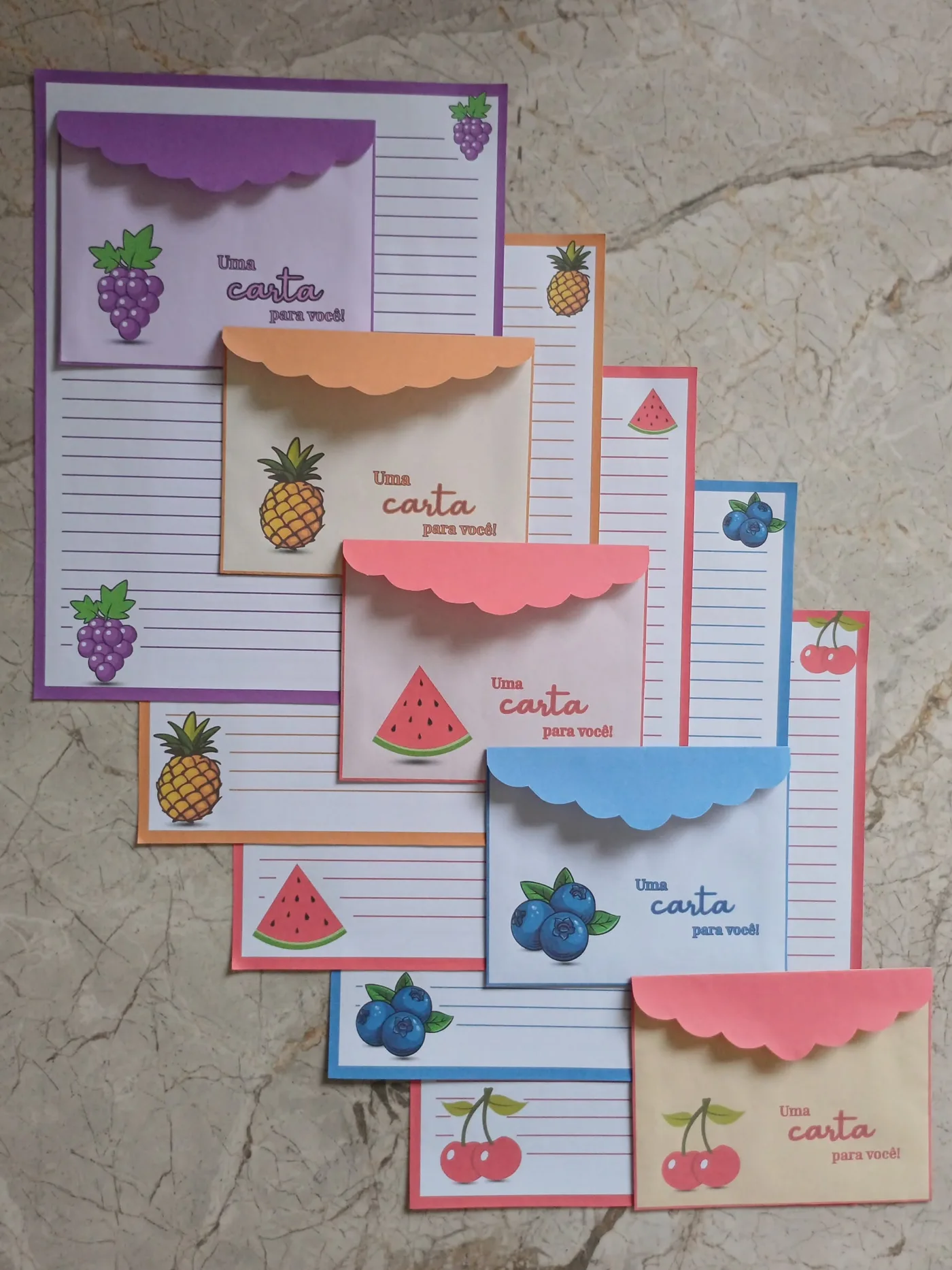Kit Envelope Frutas
