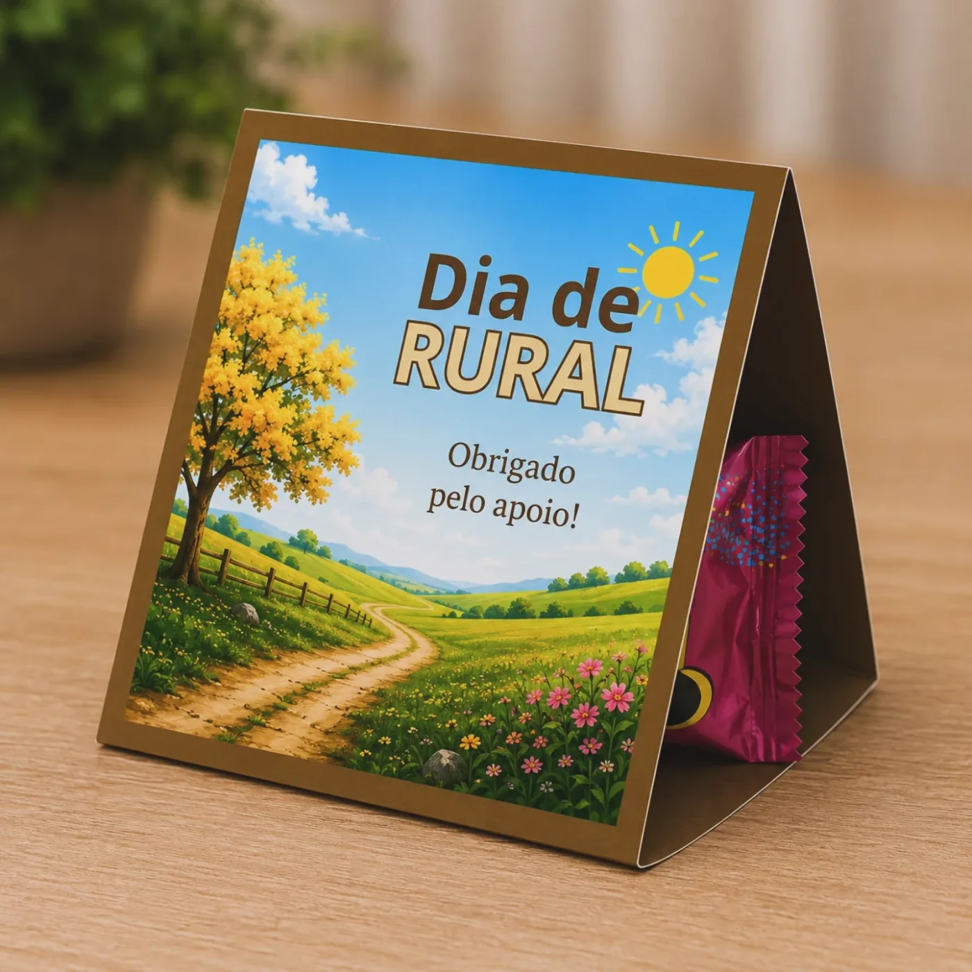 Cartão Lembrancinha Rural