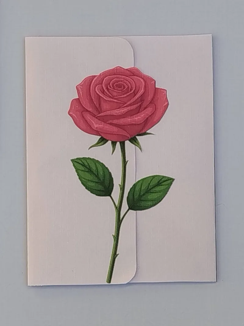 Envelope + papel de carta - Rosa