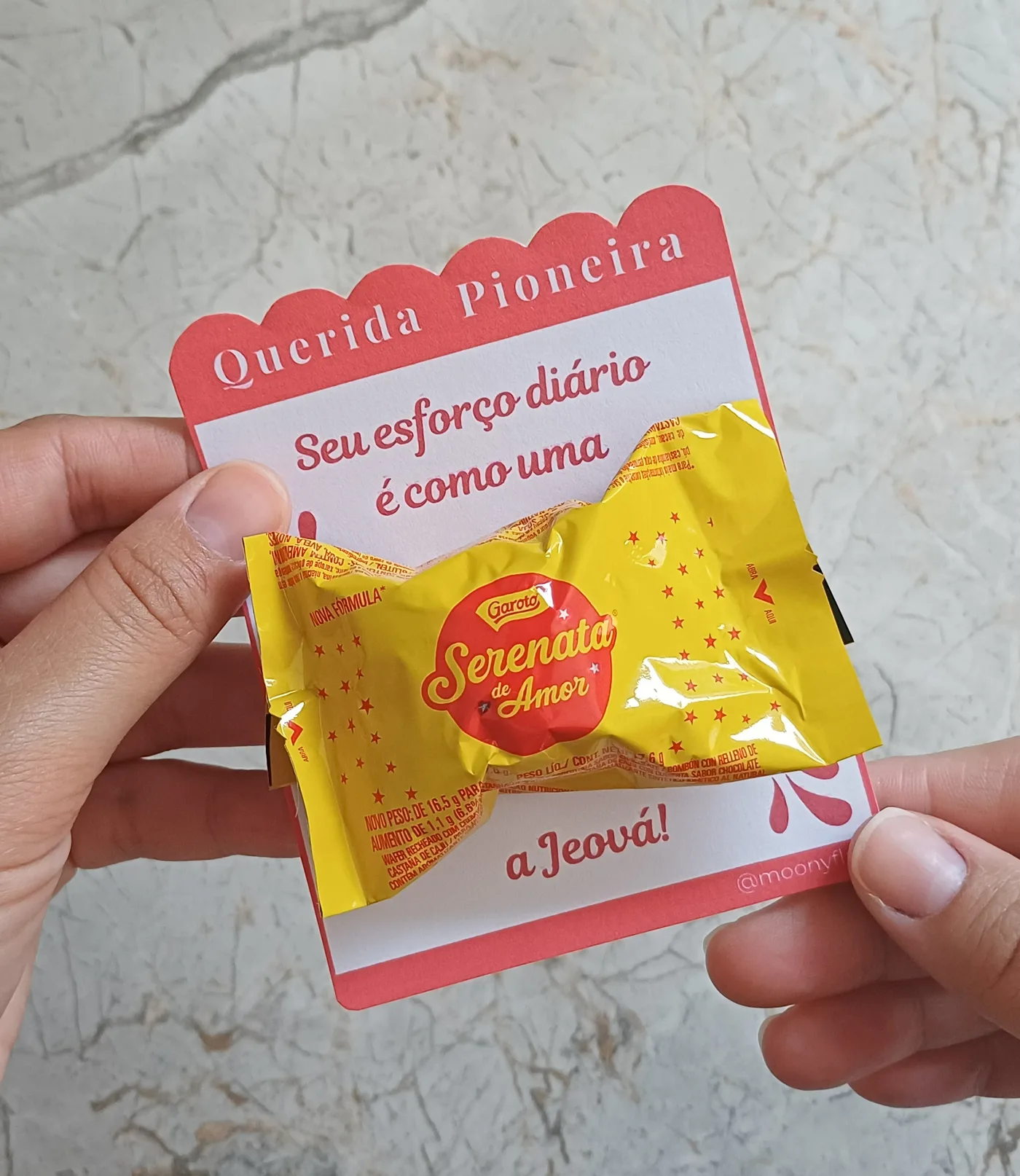 Cartão Pioneiro Serenata de Amor